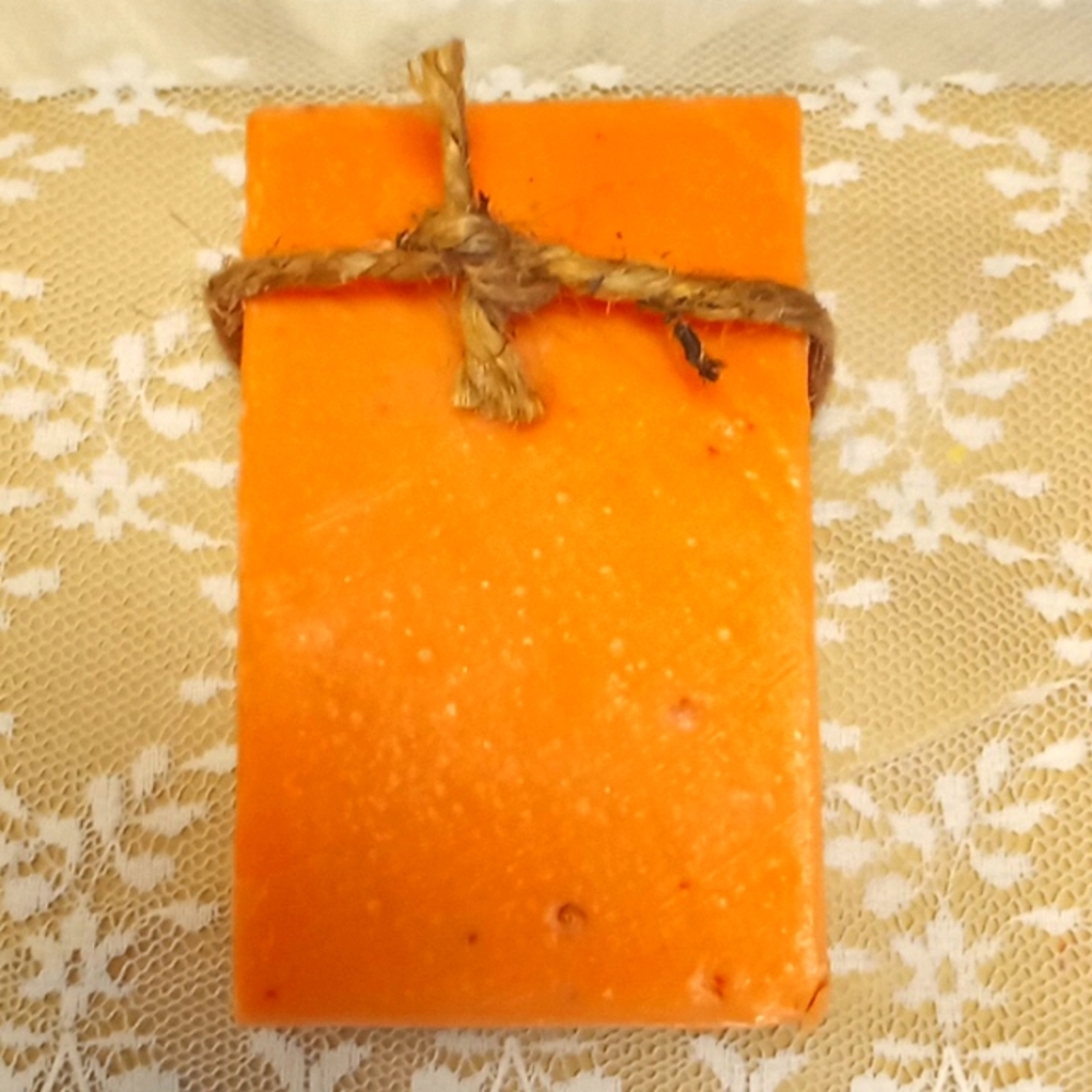 Turmeric, Orange & Honey Cold Process Soap Bar